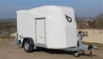 DEBON CARGO 1300 Kastenwagenanhänger, weiß, Polyester - zulässiges Gesamtgewicht: 1300 kg - 295 x 152 x 170 cm – Image 2