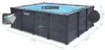 Intex Graphite rechteckiger Röhrenpool 4,00 x 3,00 x 1,24 m - – Image 5