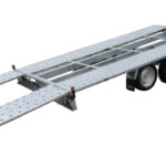 LIDER Kippautotransporter mit Unterbodenrädern, zulässiges Gesamtgewicht 2700 kg, doppelt gebremste Achsen