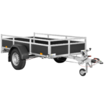 Gepäckanhänger aus Holz – WOODY DV75 – 1 Achse – zulässiges Gesamtgewicht: 750 kg – 256 x 134 cm