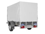 Gepäckanhänger aus Holz – WOODY BT75 – zulässiges Gesamtgewicht: 750 kg – 1 Achse – 206 x 114 cm – Image 2