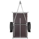 Gepäckanhänger aus Holz – WOODY DV75 – 1 Achse – zulässiges Gesamtgewicht: 750 kg – 256 x 134 cm – Image 3