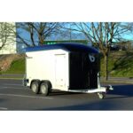 DEBON CARGO 1300 Kastenwagenanhänger, weiß, Polyester - zulässiges Gesamtgewicht: 1300 kg - 295 x 152 x 170 cm – Image 4