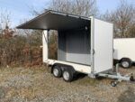 SARIS Holz-Kastenanhänger - FW2000 - 2 Achsen mit Außenrädern - zulässiges Gesamtgewicht: 2000 kg - 306x154xH180