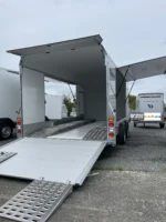 Roadster 1000 Aluminium-Kastenanhänger + 2 seitliche Heckklappen - 4,97 x 2,02 m zulässiges Gesamtgewicht 3500 kg 2 Pullman-Bremsachsen – Image 5