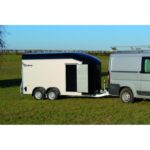 Aluminium-Kastenanhänger + Seitentür DEBON C700 ROADSTER – zulässiges Gesamtgewicht: 2600 kg – 376 x 179 x H 200 cm – Image 4