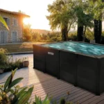 Intex Graphite rechteckiger Röhrenpool 4,00 x 3,00 x 1,24 m -