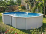 Varadero weißer Stahl-Pool in Achterform, 5,00 x 3,40 x 1,22 m - Gré – Image 4