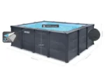 Intex Graphite rechteckiger Röhrenpool 4,00 x 3,00 x 1,24 m - – Image 6