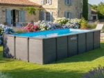 Intex Graphite rechteckiger Röhrenpool 6,00 x 3,00 x 1,24 m -