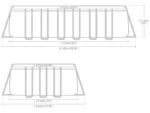 Intex Ultra XTR Frame Rechteckiger Röhrenpool 7,32 x 3,66 x 1,32 m – Image 5
