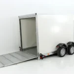 Vezeko Absenkplattform-Anhänger 157 x 344 cm, Höhe: 190 cm, 2,7 t | schwarz