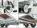 Vezeko Absenkplattform-Anhänger 157 x 344 cm, Höhe: 190 cm, 2,7 t | schwarz – Image 12