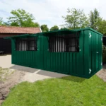 XL-Containerstange 6x2 Meter Grün RAL 6005