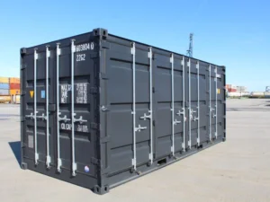 20-Fuß-Seecontainer, offene Seite, erste Reise – Image 6