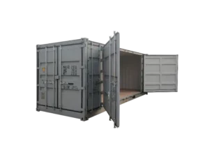 20-Fuß-Seecontainer, offene Seite, erste Reise – Image 8