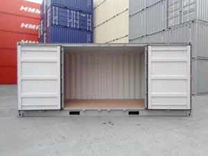 20-Fuß-Seecontainer, offene Seite, erste Reise – Image 7
