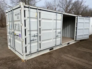 20-Fuß-Seecontainer, offene Seite, erste Reise – Image 9