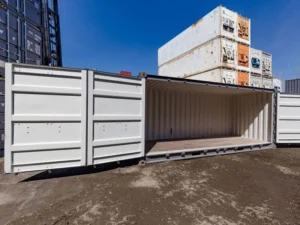 20-Fuß-Seecontainer, offene Seite, erste Reise – Image 10