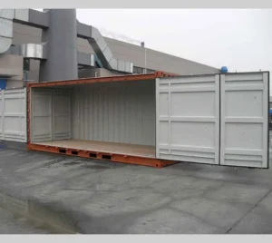 20-Fuß-Seecontainer, offene Seite, erste Reise – Image 11