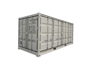 20-Fuß-Seecontainer, offene Seite, erste Reise – Image 12
