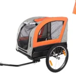 Flamingo Fahrradanhänger Jonene Grau/Orange