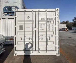 20-Fuß-Seecontainer, offene Seite, erste Reise – Image 2