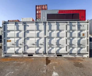 20-Fuß-Seecontainer, offene Seite, erste Reise – Image 3