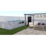 ILU PRO 230 Aufstellpool aus starrem Stahl